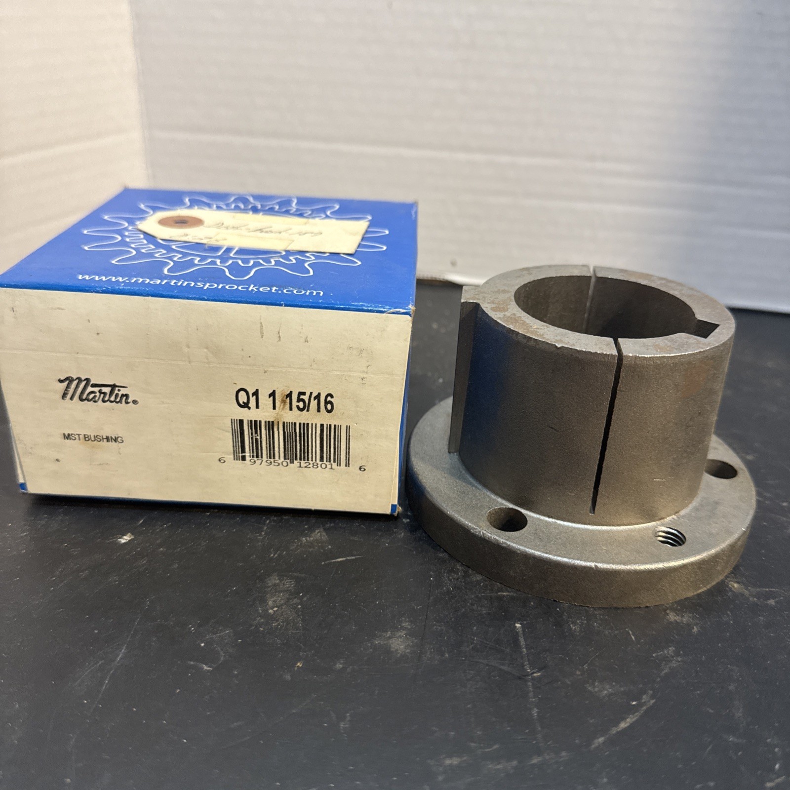 NEW MARTIN Q1 1 15/16 SPLIT TAPER BUSHING NOS No Hardware