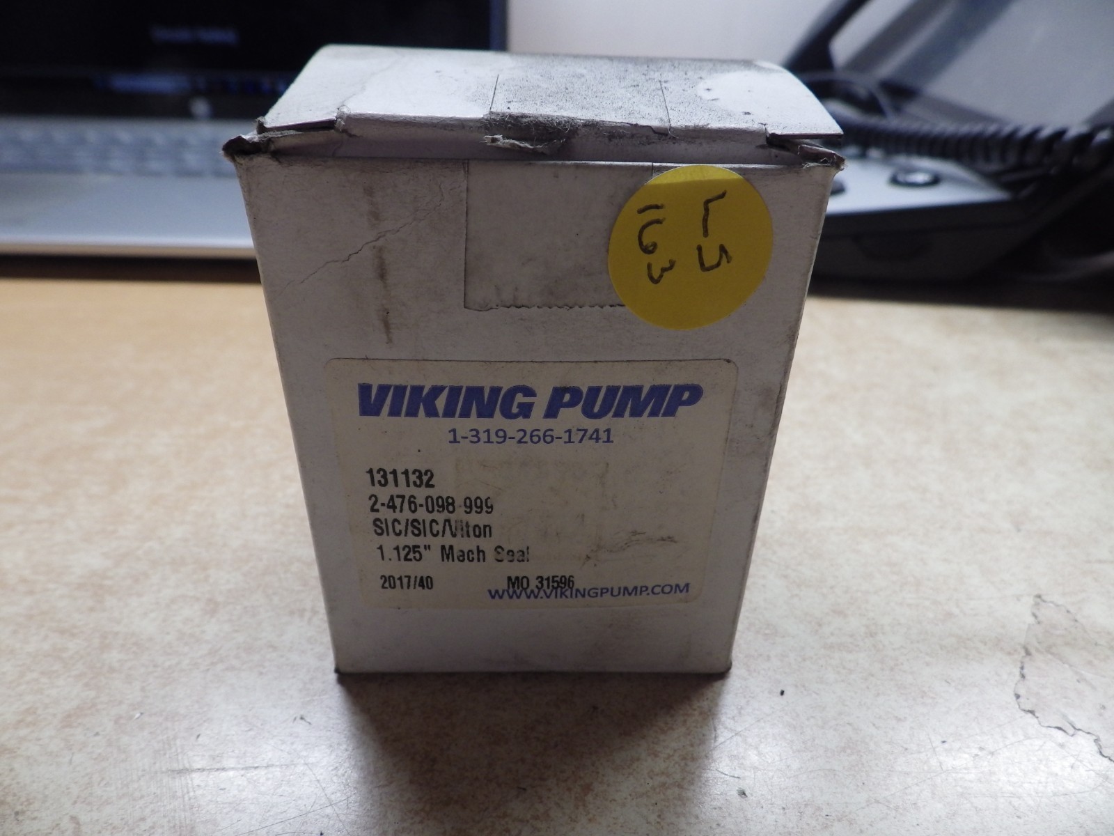 NOS VIKING PUMP 13132 SIC/SIC/VITON/ SEAL 1.125″ MACHINE PUMP SEAL