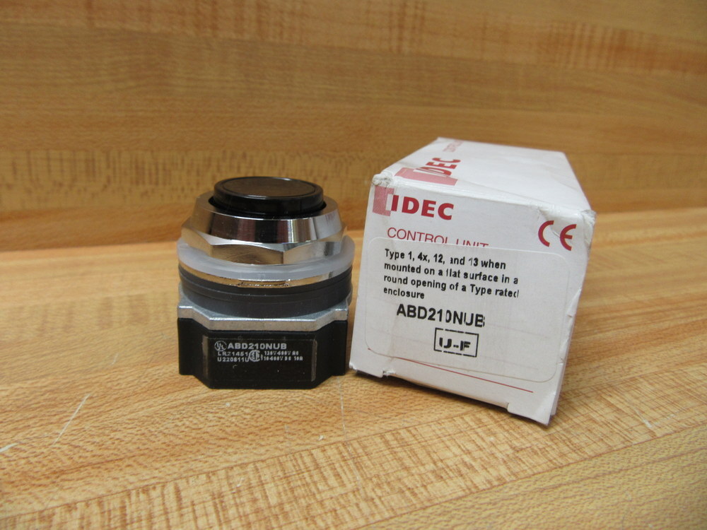 IDEC ABD210NUB Black Momentary Push Button ABD