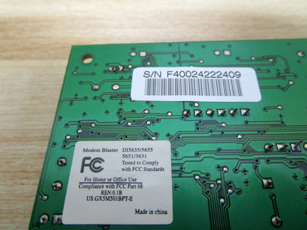 Creative Labs DI3635/5655 Modem Blaster DI36355655