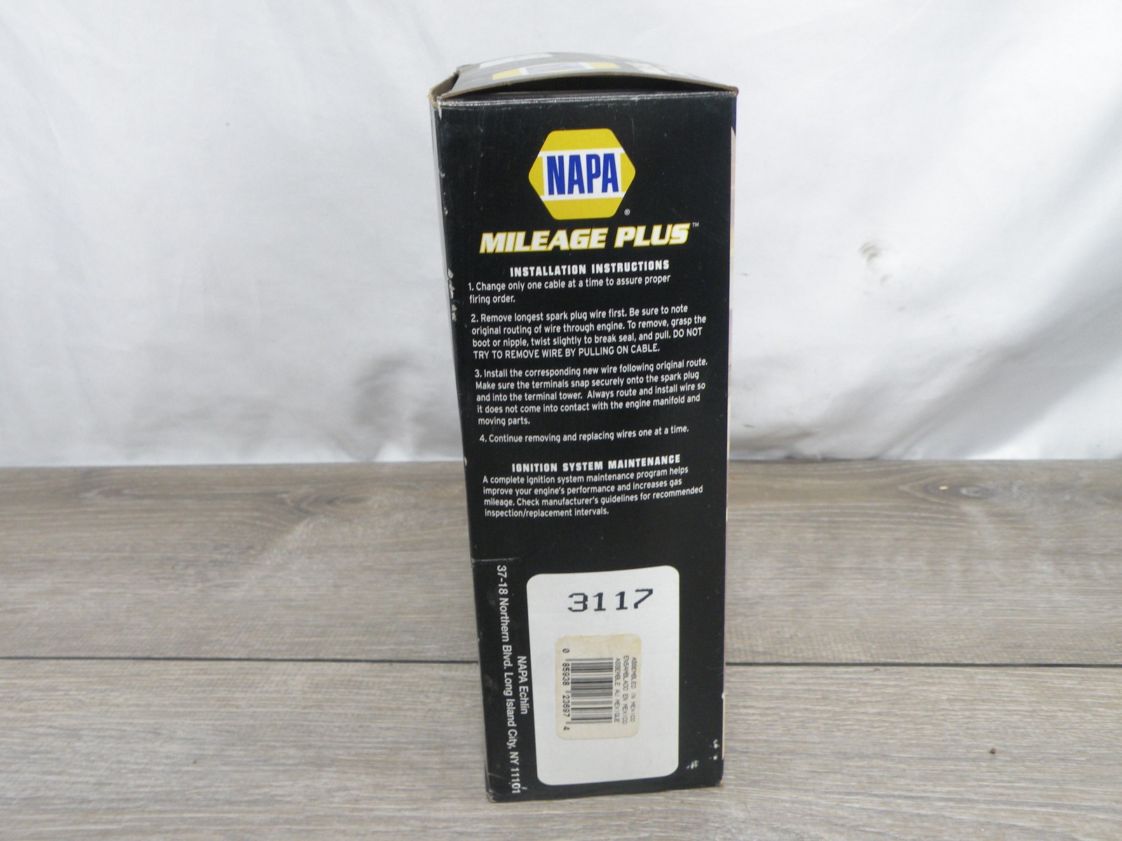 NAPA Mileage Plus 3117 Spark Plug Wire Set Ignition Cables – New in Box