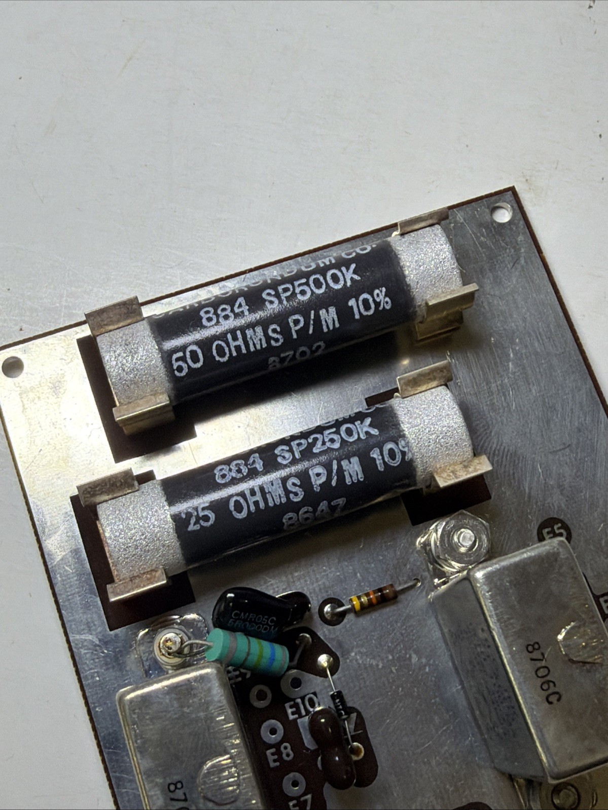 Radio System Circuit Board 80372 ASSY 755017A4620 w/ 2 HI-G RELAYS Mil Surplus!