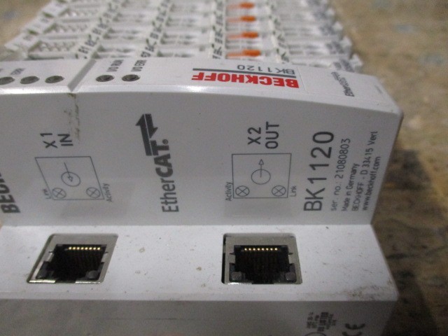 Beckhoff BK1120 EtherCAT PLC System w/ 8x KL1408, 3x KL1002, 3x KL2134 +*Tested*