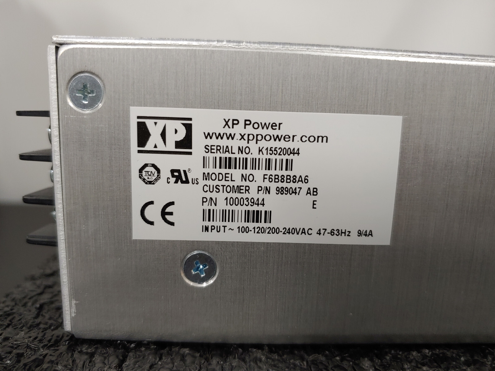 XP POWER F6B8B8A6 Power Supply BECKMAN COULTER BIOMEK NXP