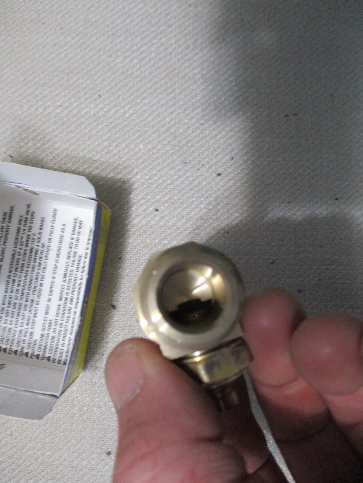 BrassCraft DRS83X R: 1/2 in. FIP x 1/2 in. MIP Integral Shut-Off Valve