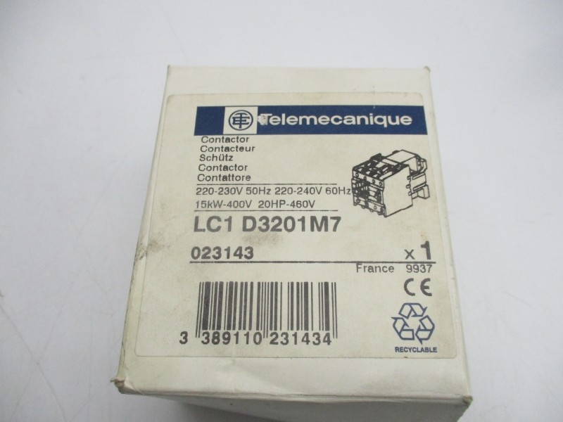 TELEMECANIQUE LC1D3201M7 220-240V 50A NSMP