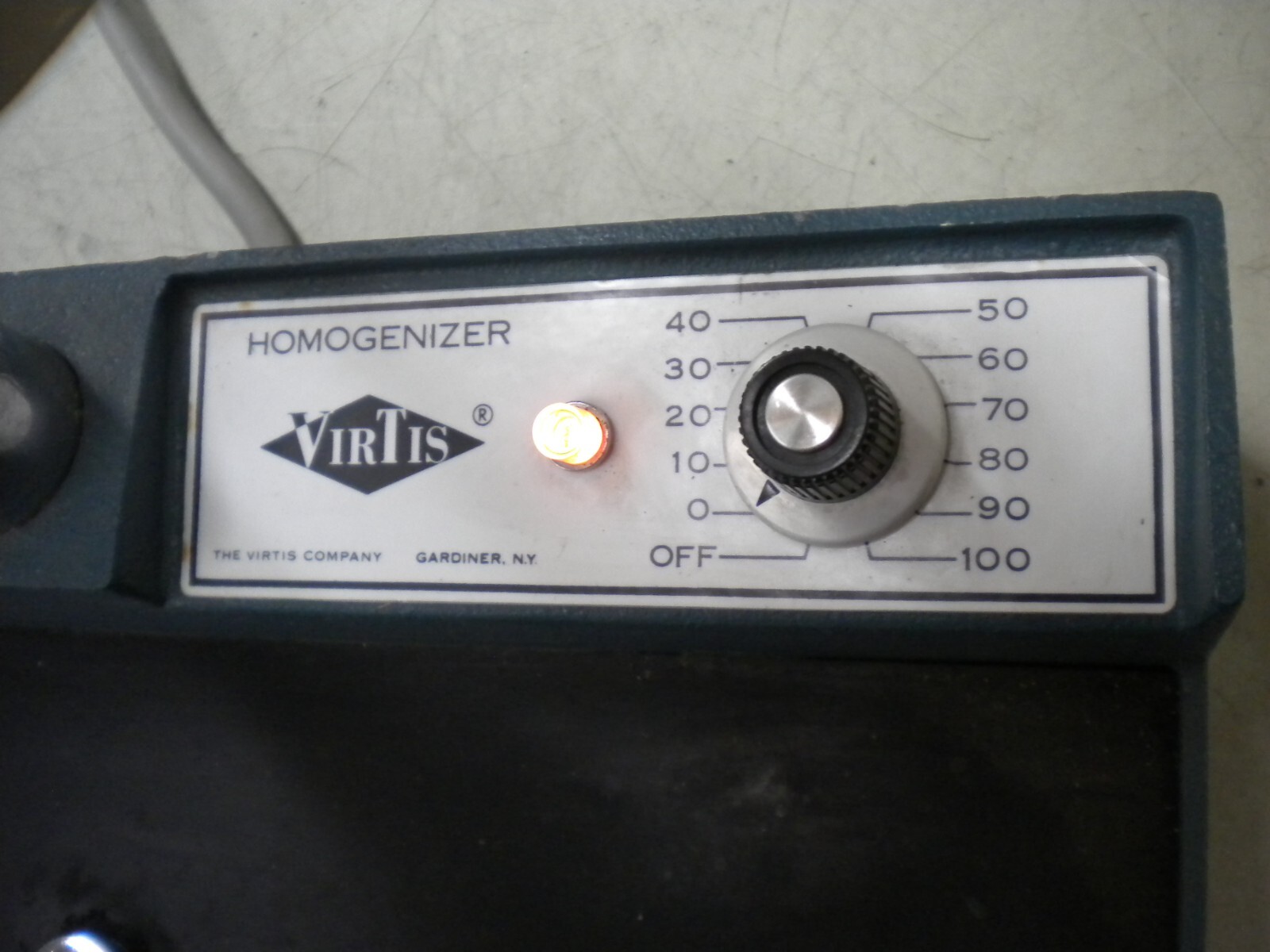Virtis 7-109-AF Homogenizer – Powers up as Shown – Goes up to full speed