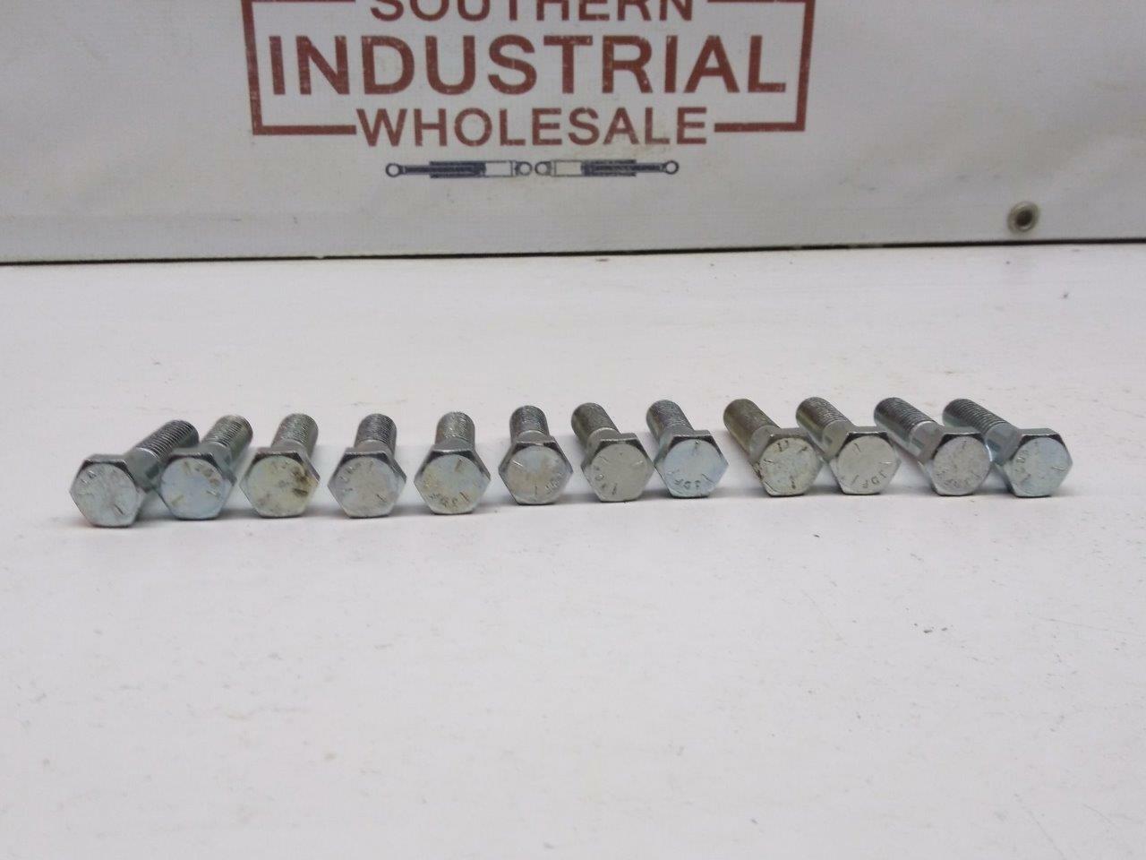 Fastenal 110120382 1/2″ x 13″ x 2″ Grade 5 UNC Hex Cap Screw Bolt Lot of 12