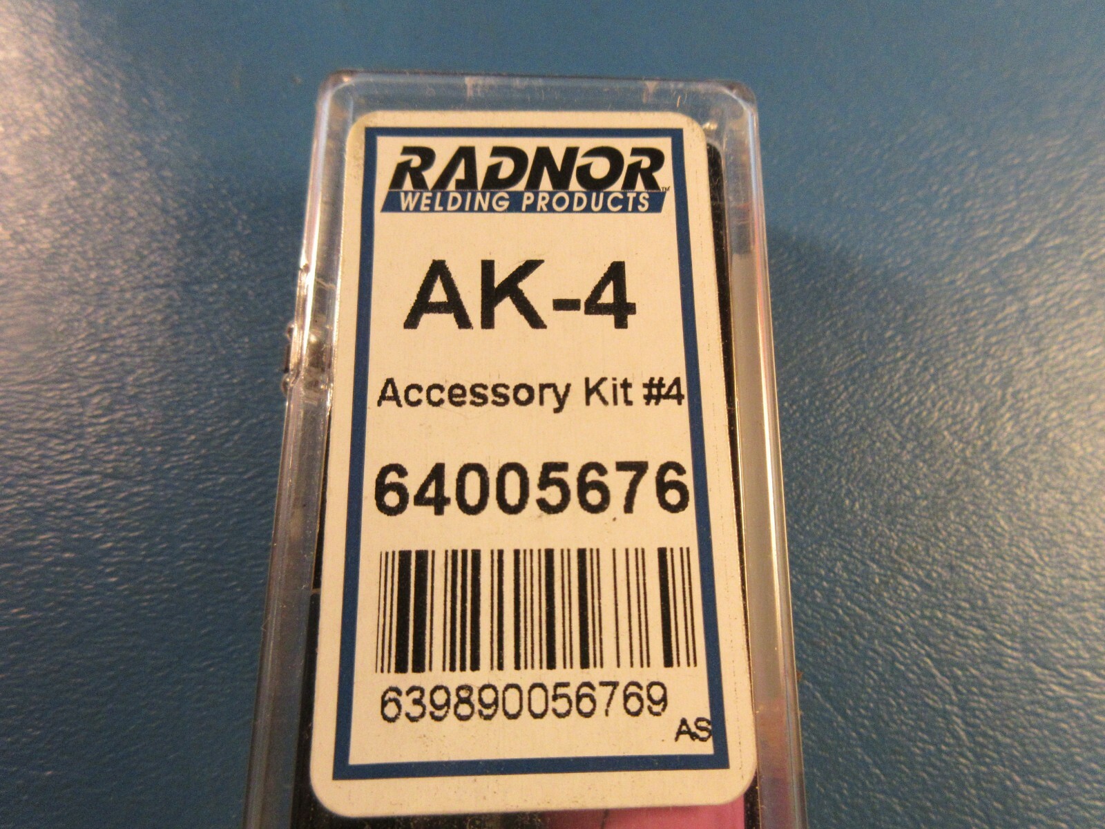 Radnor AK-4 INCOMPLETE Accessory Kit #4, Missing #6, 64005676