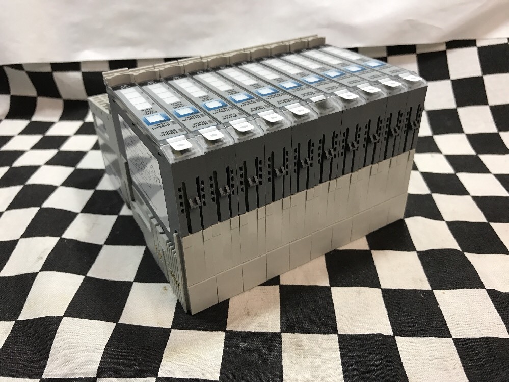 LOT OF 10 Allen Bradley Input Module 24V, 1734-IB4, 1734-RTBS, 1734-MB #1175N