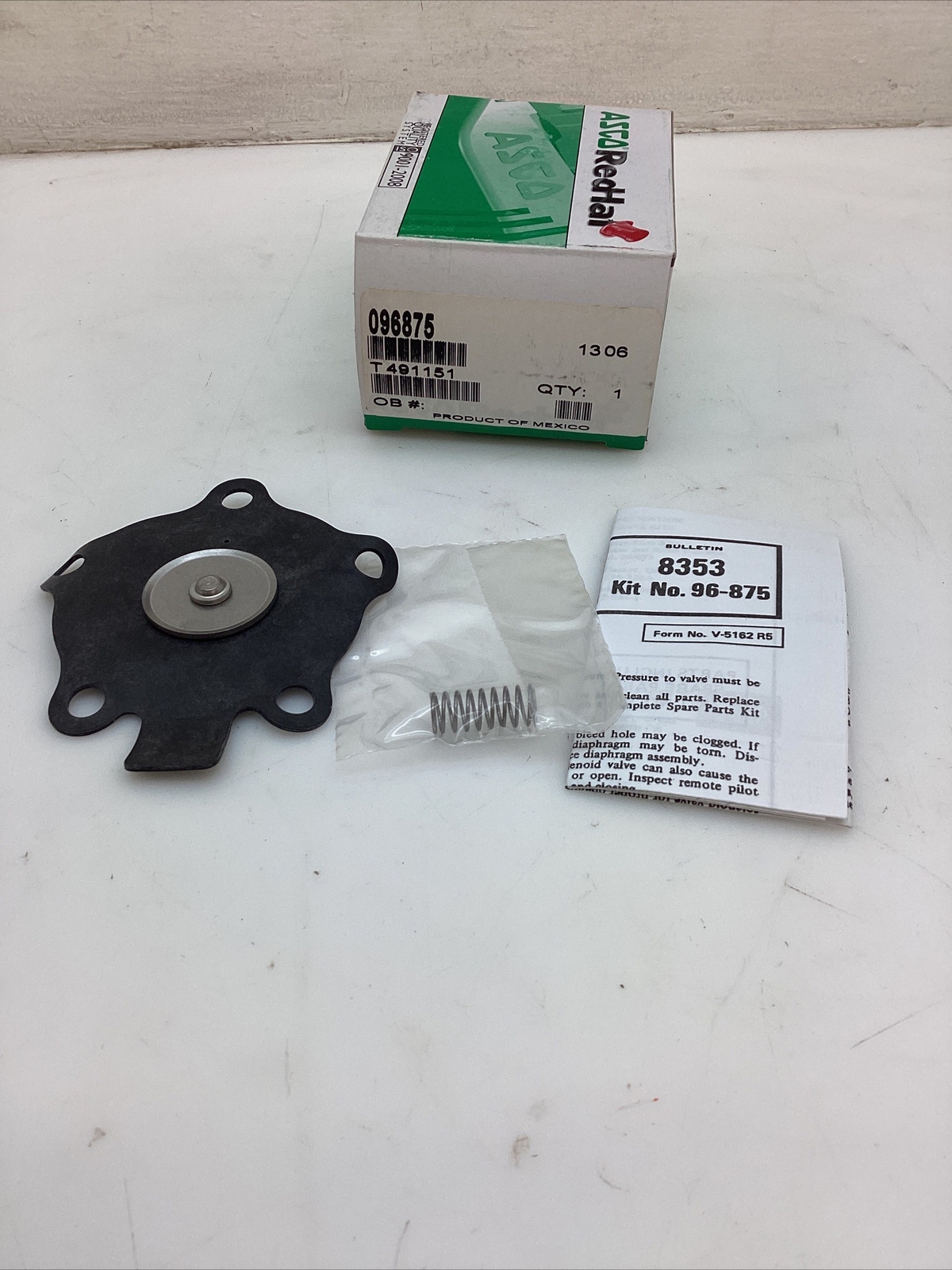 ASCO Red Hat 096875 Repair kit or Rebuild kit for Solenoid Valve New In Box!