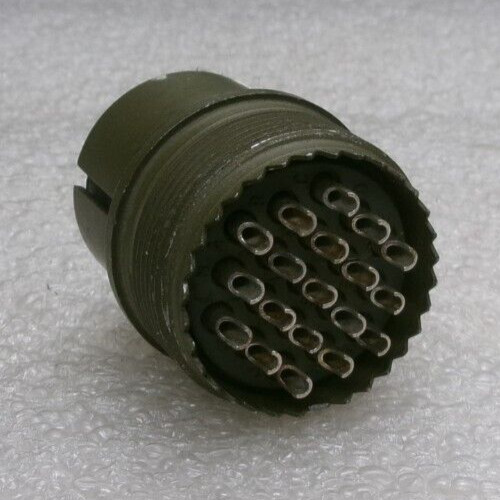ITT CANNON MS3106F22-14S CIRCULAR CONNECTOR SOCKET 19-PIN #290W