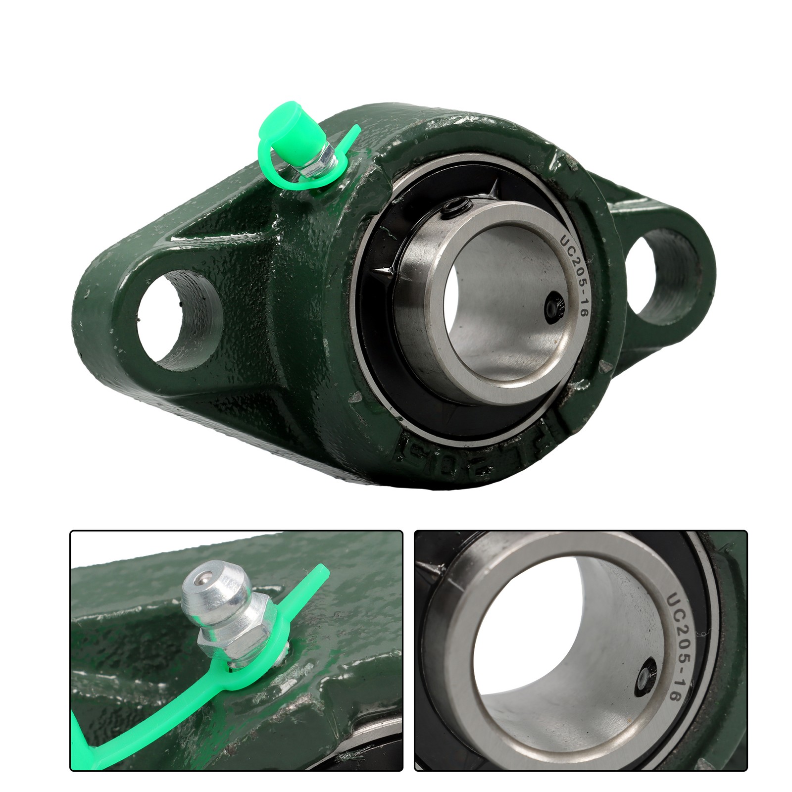 UCFL205-16 Pillow Block Flange Bearing 1″ Bore 2 Bolt Solid Base (6PCS)