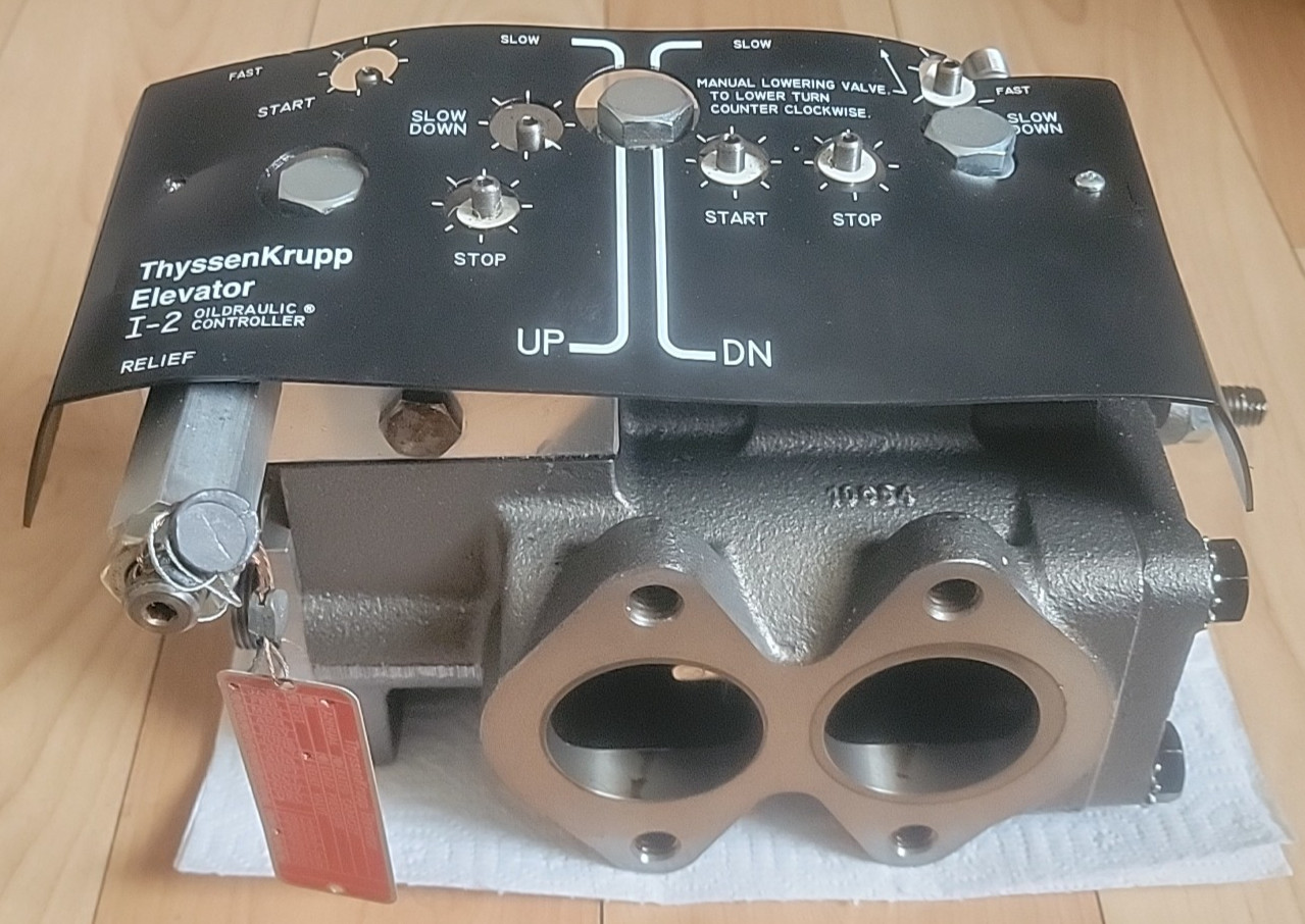 ThyssenKrupp I-2 Elevator Oildraulic Controller 7505AE1 Integral Valve – READ