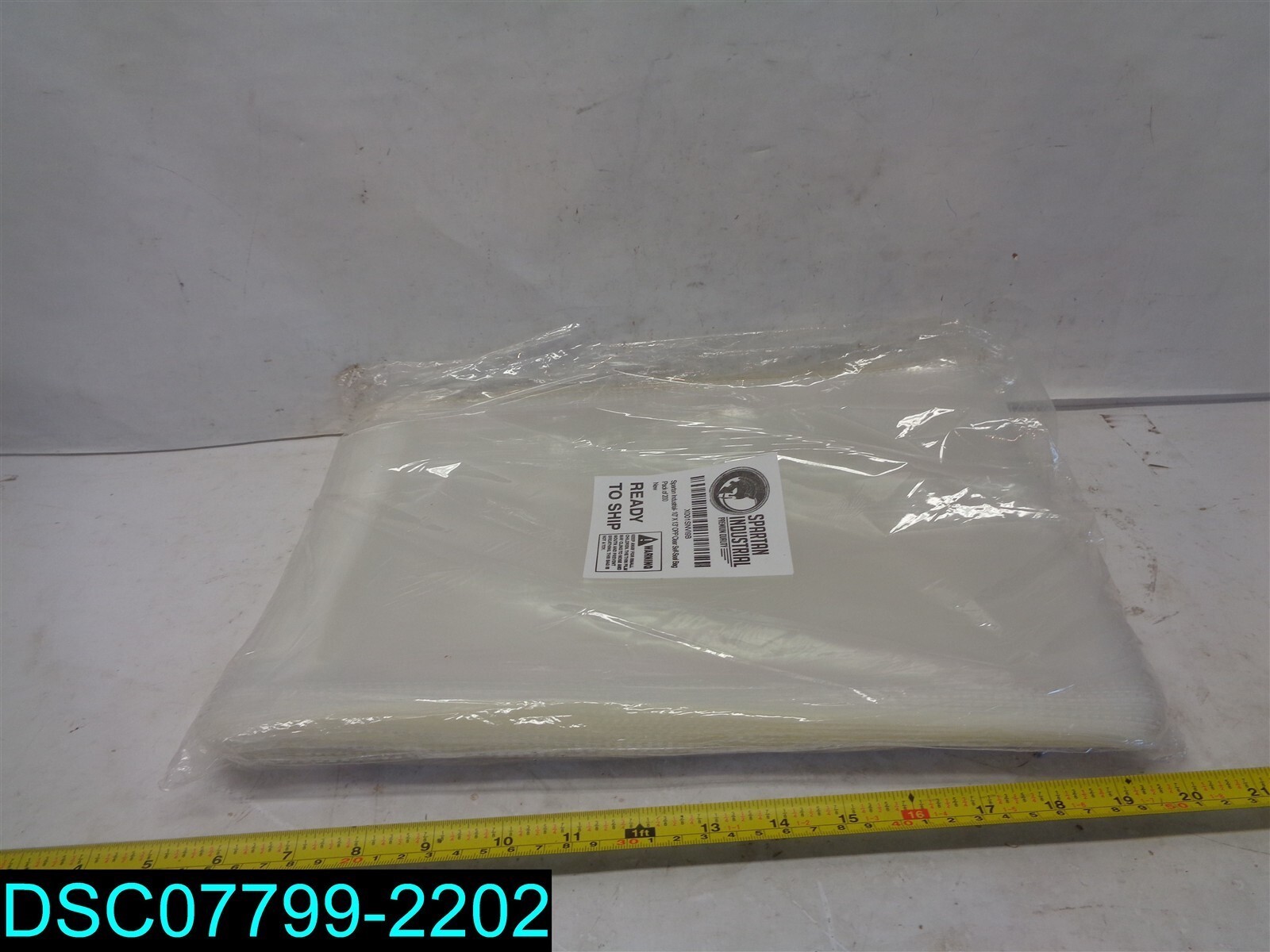 QTY=200: Spartan Industrial 10″X13″ Crystal Clear Resealable Polypropylene Poly