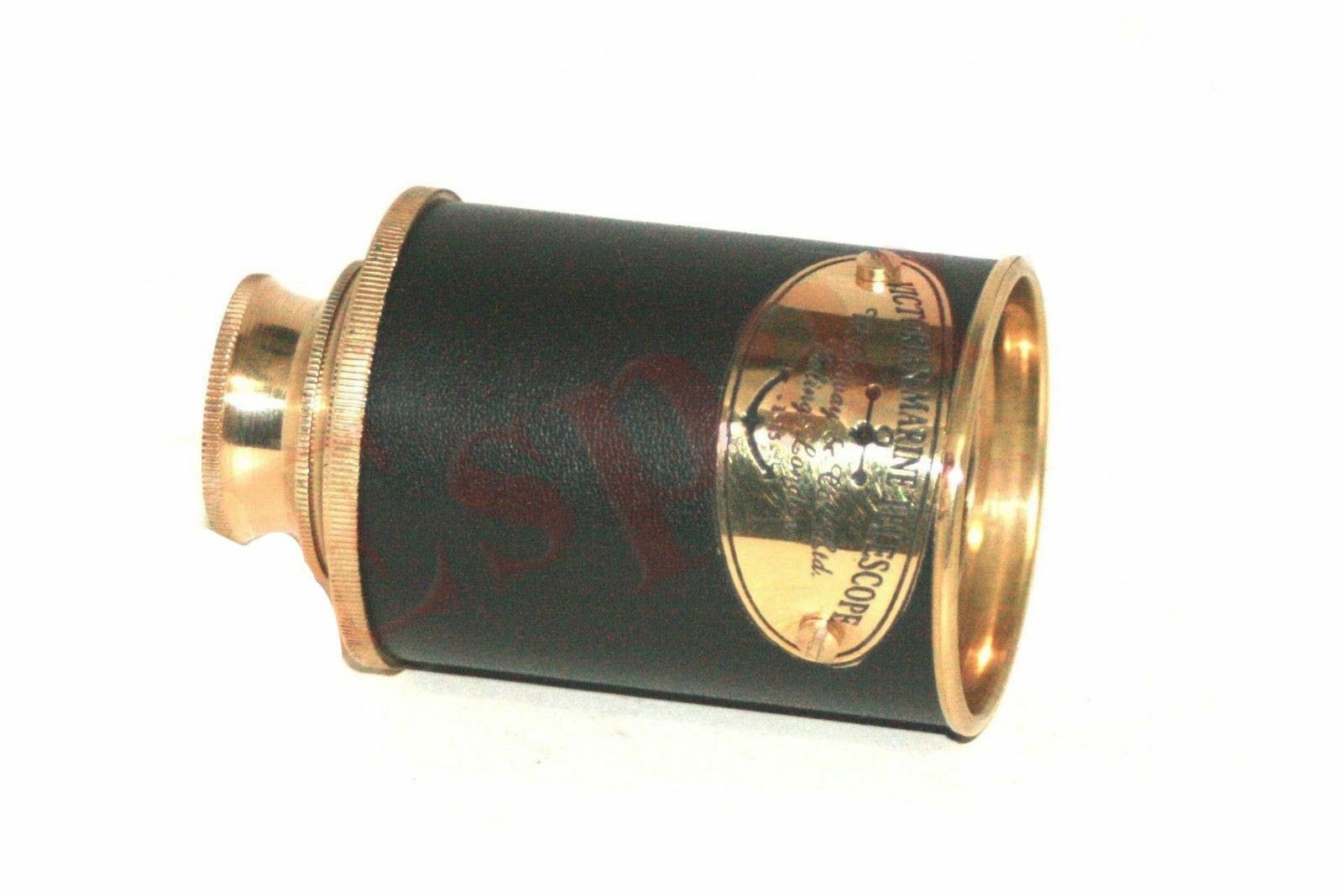 Collectable Four Fold Nautical Telescope 8 Inch Binoculars Brass Made @US