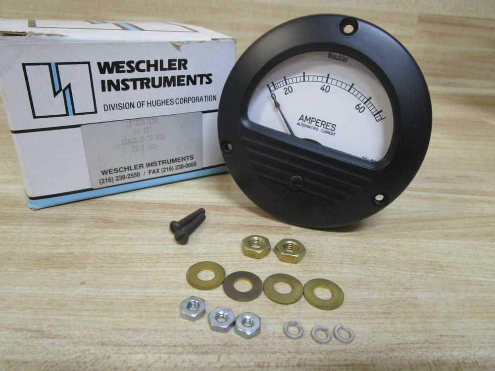 Weschler Instruments 291B281A26 Ammeter 291B281A26
