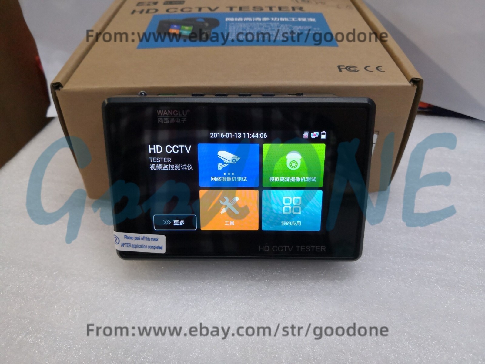 1PC NEW IPC-1800ADH PLUS 4″ Touch Screen CVI TVI AHD CVBS 8MP IP HD CCTV Tester