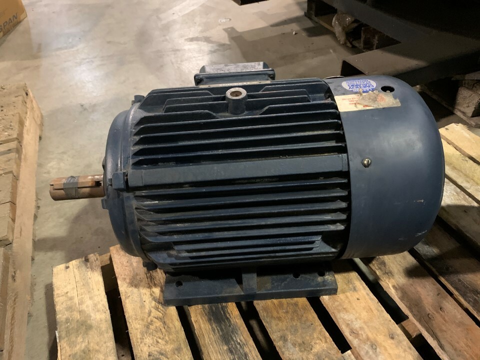 Leeson Motor Model: 256T34FB1 HP: 20 RPM: 3460 Shaft: 4 x 1 5/8 Frame: 256T