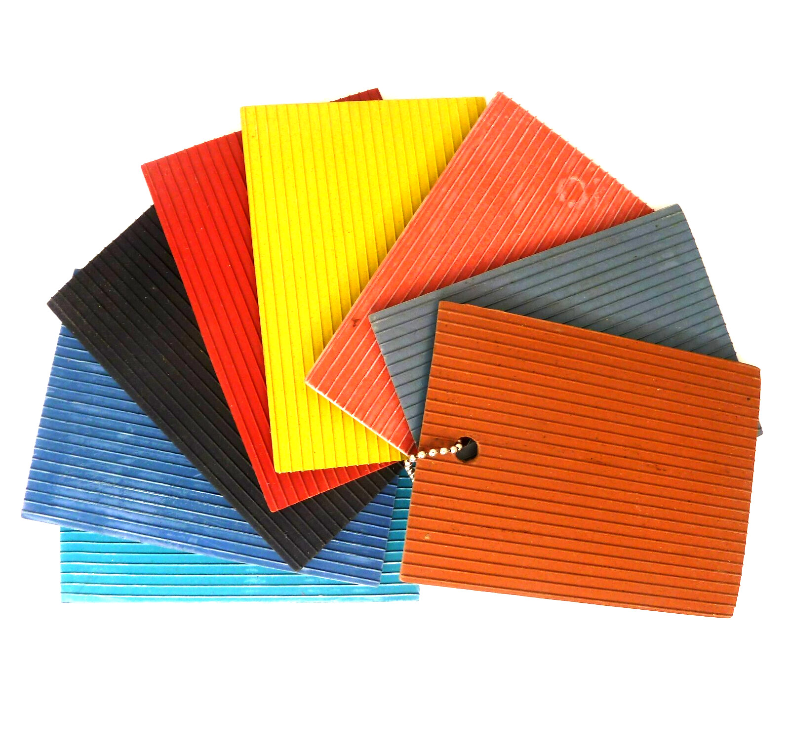 Vintage Ace Rubber Products Salesman Sample Floor Mat Swatches1950s 3″x 4.25″