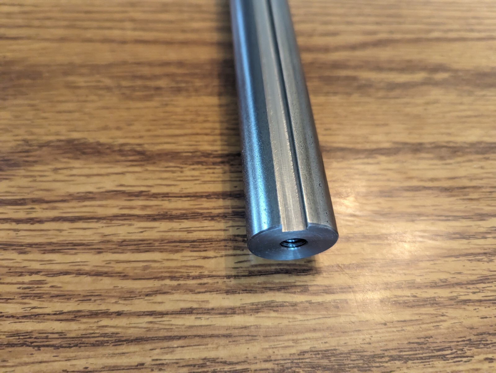 Drive Shaft 1″ OD x 6″ Lg, 1/4″ Keyway. Fully Keyed, both ends tapped 5/16-18.