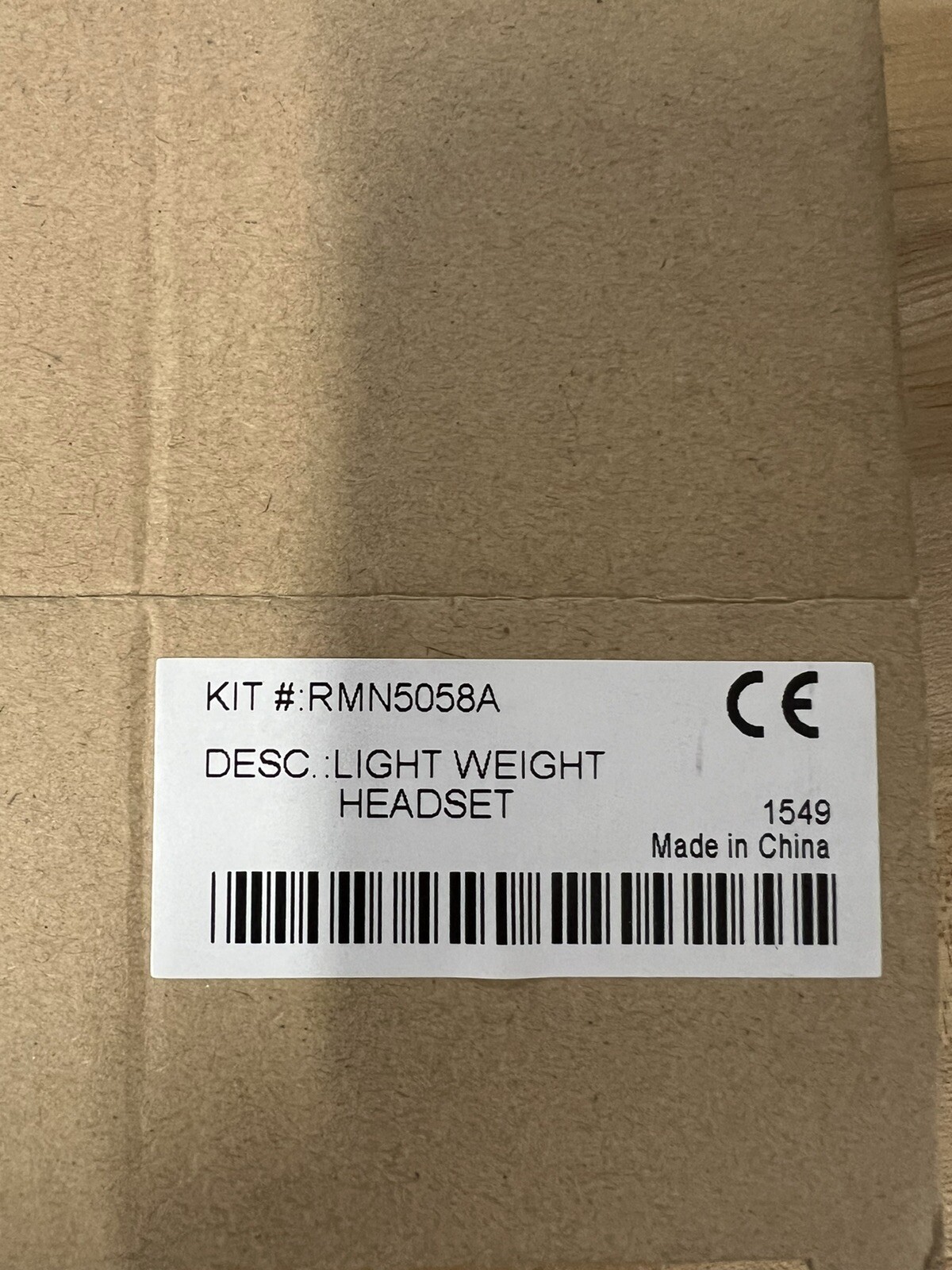 Motorola Rmn5058A Headset, Push To Talk NEW IN BOX