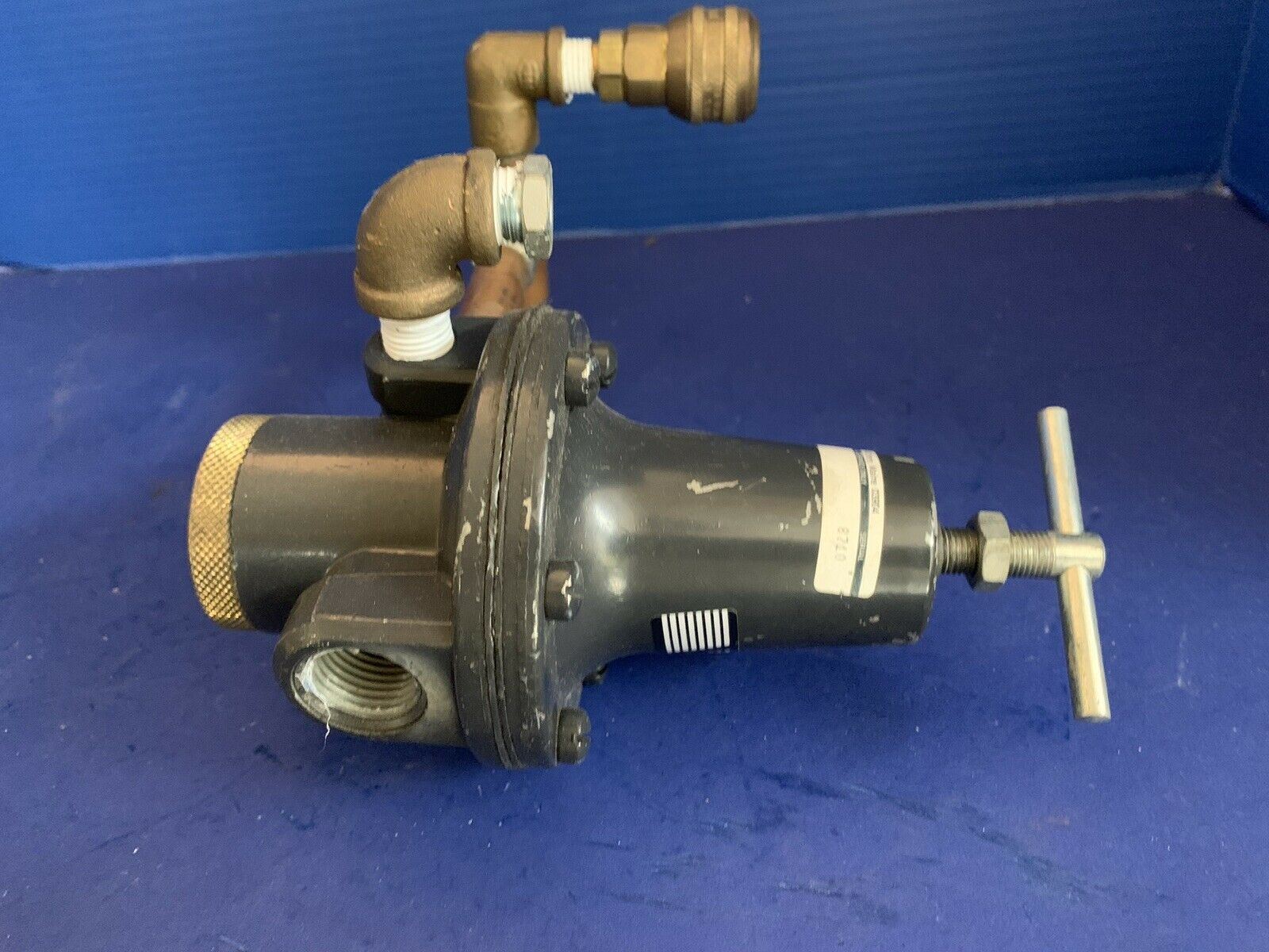 Watts R119-04C Air Regulator Assy w/ Hanson 3000 Push-Tite Coupling, Used