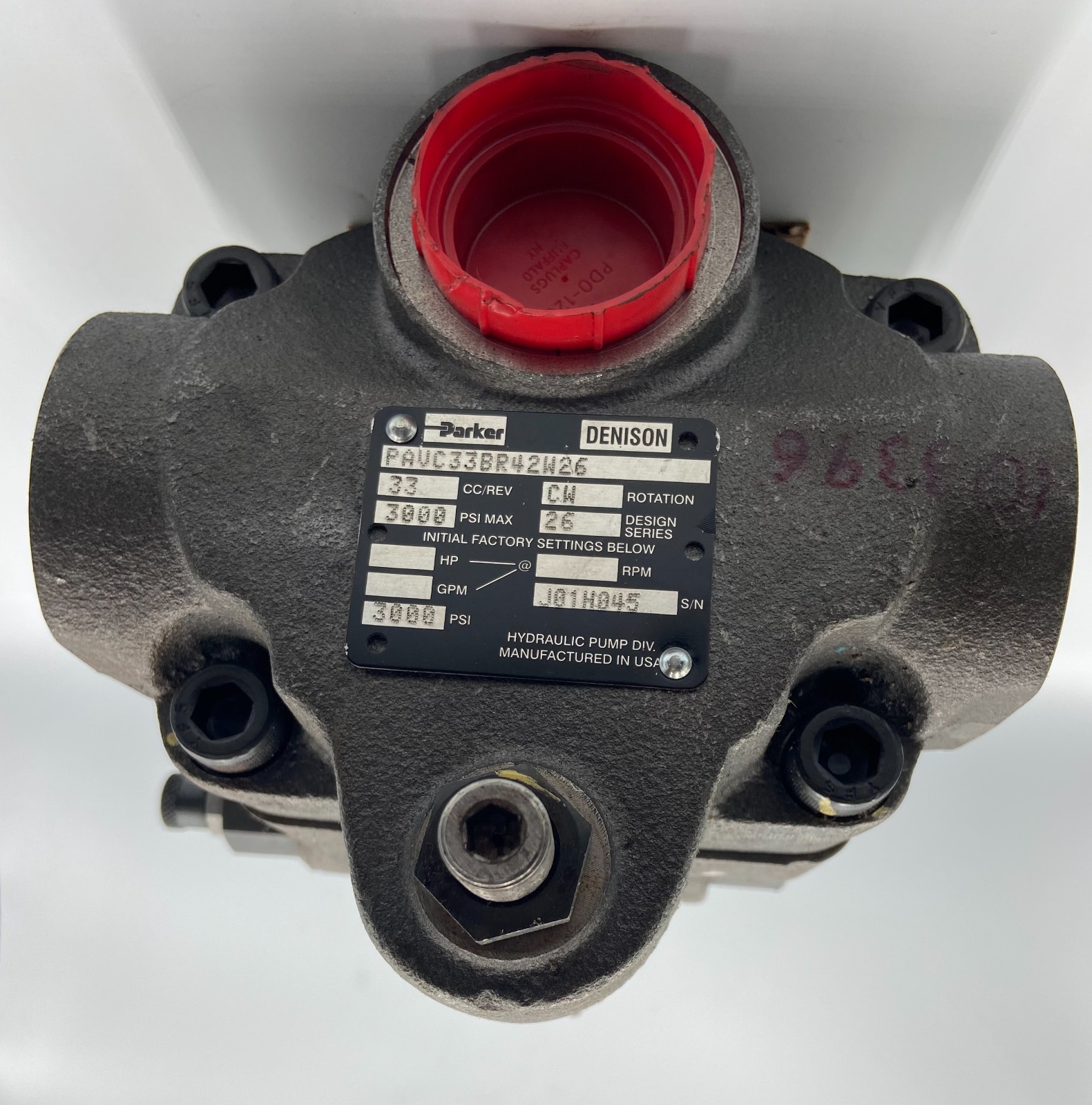 Parker – Variable Volume Piston Pump – PAVC33BR42W26, Genuine, New