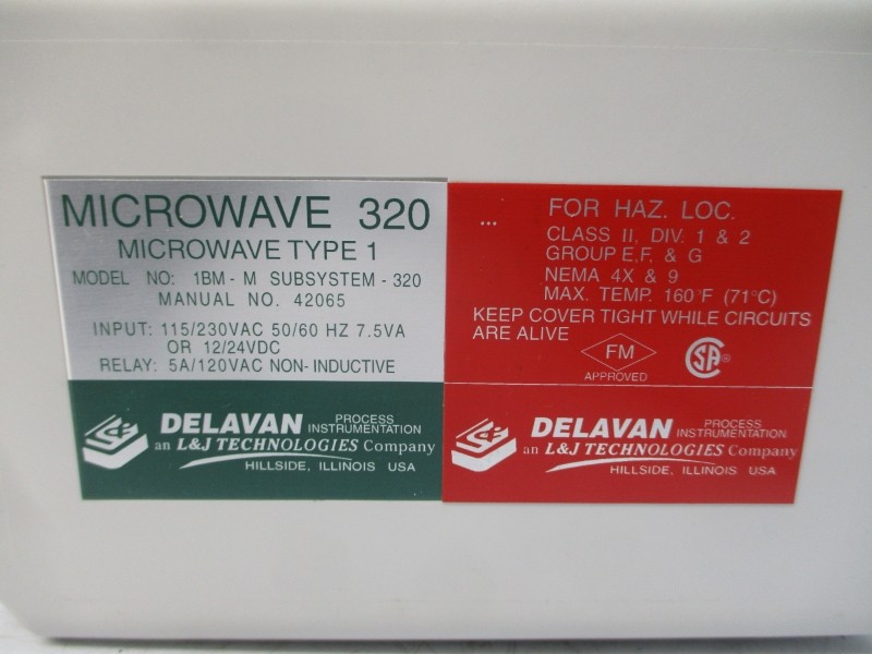 DELAVAN 1BM-M D42076 320 115/230VAC 5A NSMP