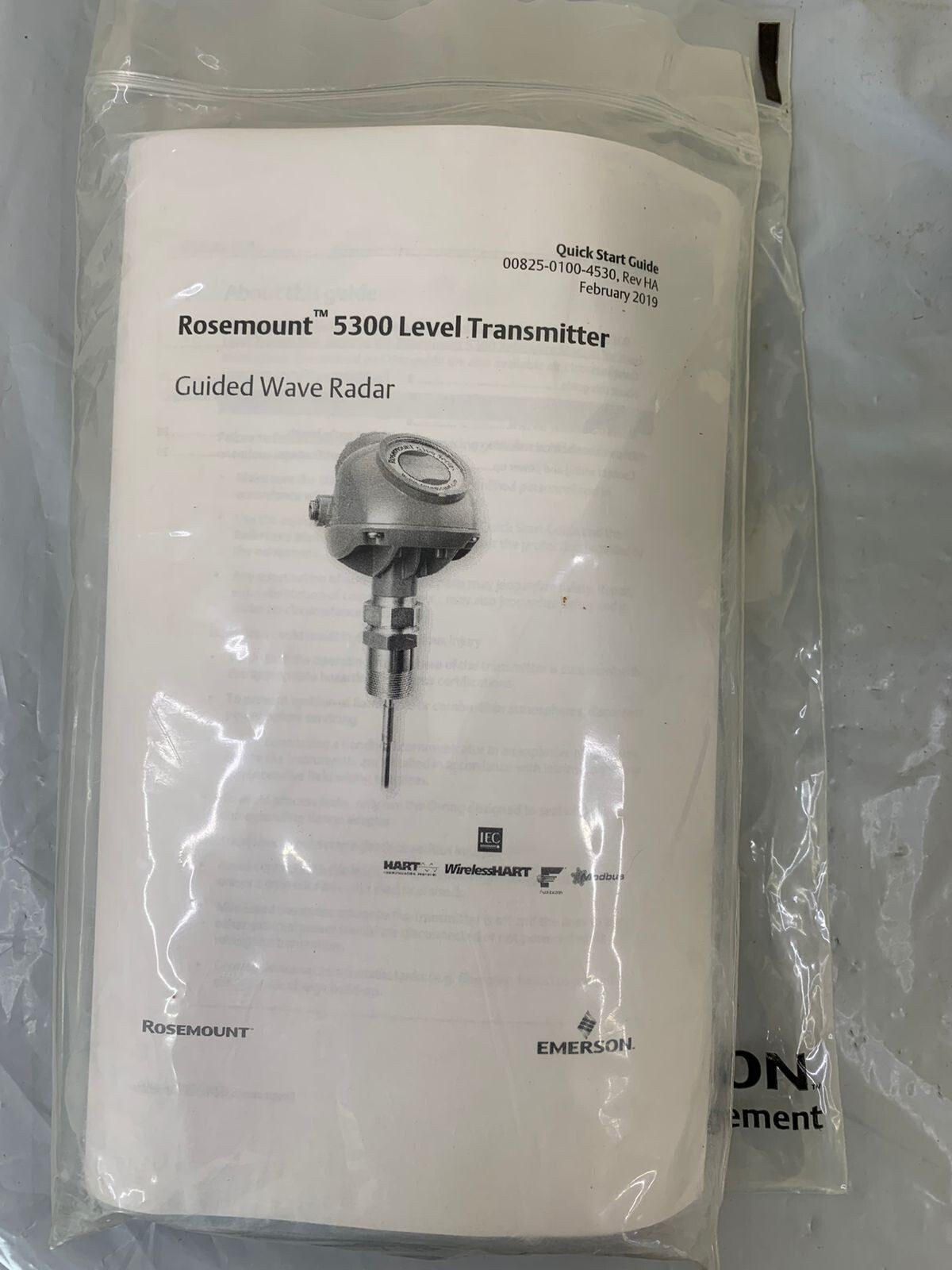 Rosemount / 5300 Level Transmitter / Guided Wave Radar / 5301FA2