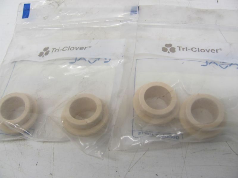 LOT OF 9 TRI CLOVER SPARE PARTS 3 5/8″SEALS(Q.2) ORING(Q.1)1/4″ SEALS(Q.2) SEE D