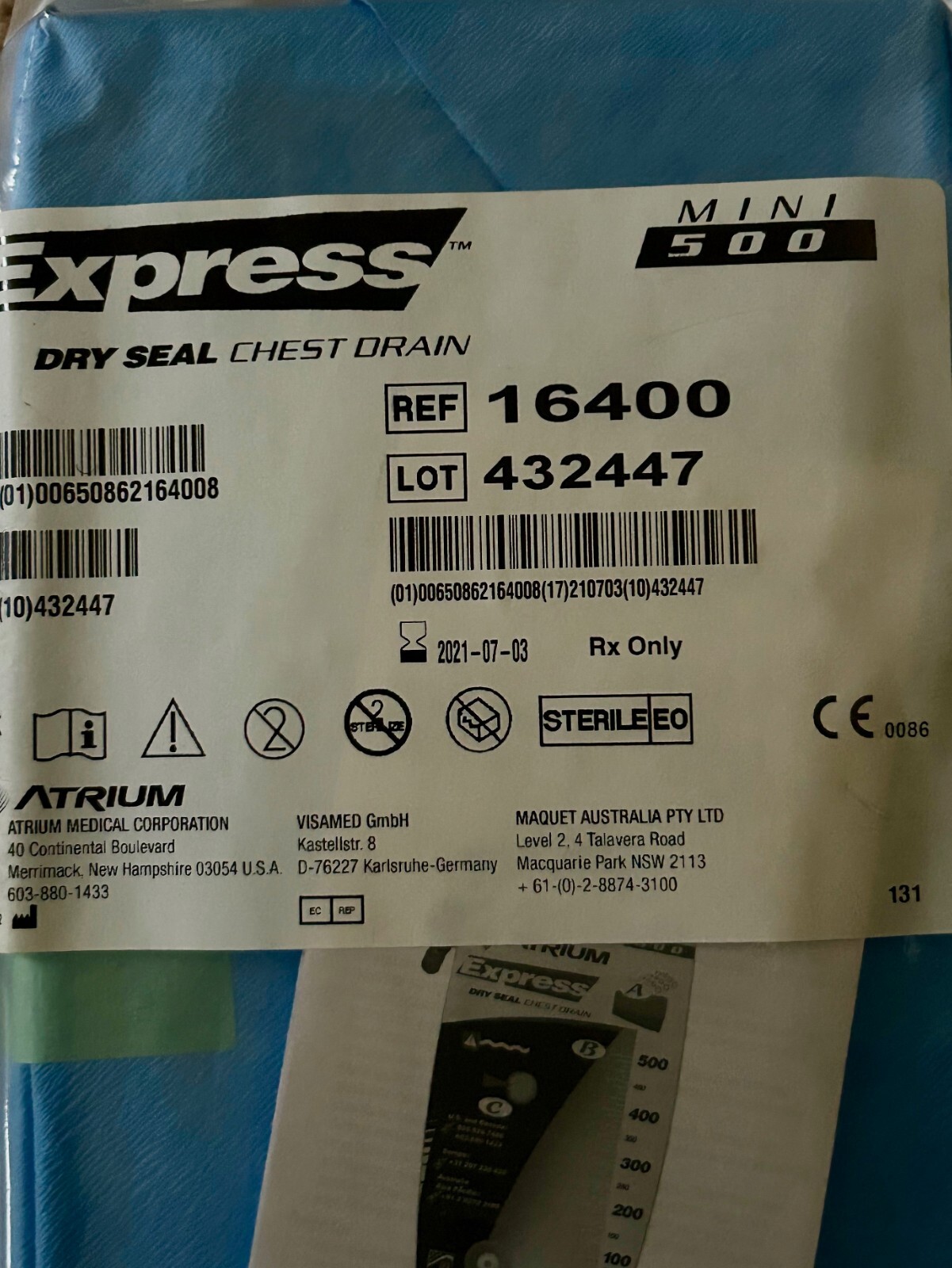 Atrium Express Mini 500 Mobile Dry Seal Drain 7-3-2021