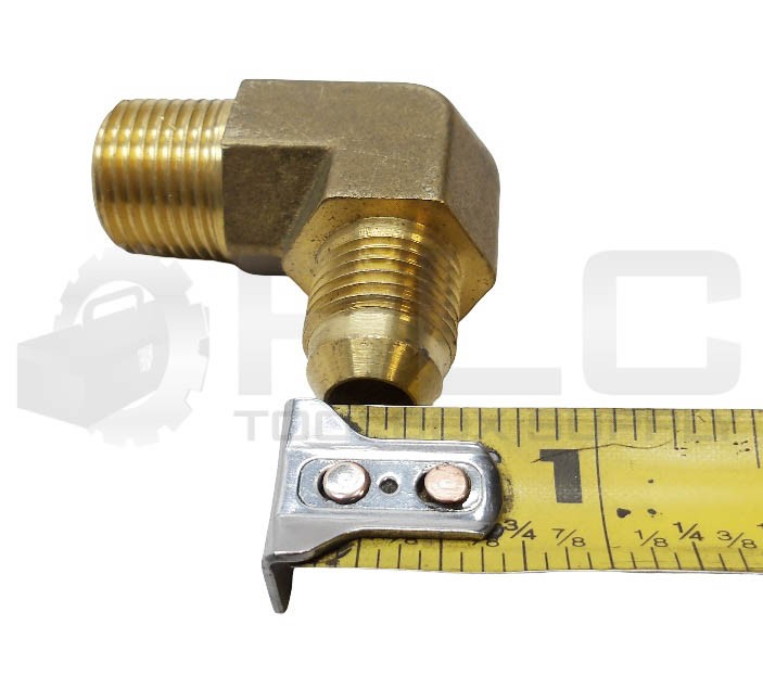 LOT 11 NEW MALE TO MALE 90 DEG ELBOW FITTING 10/16″ X 9/16″