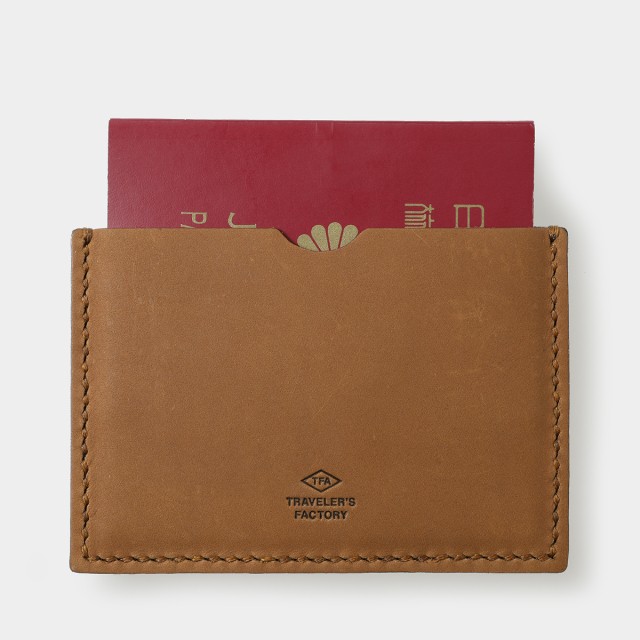 Traveler’s Factory TF Leather Passport Case Camel (07100654) Official Japan NEW