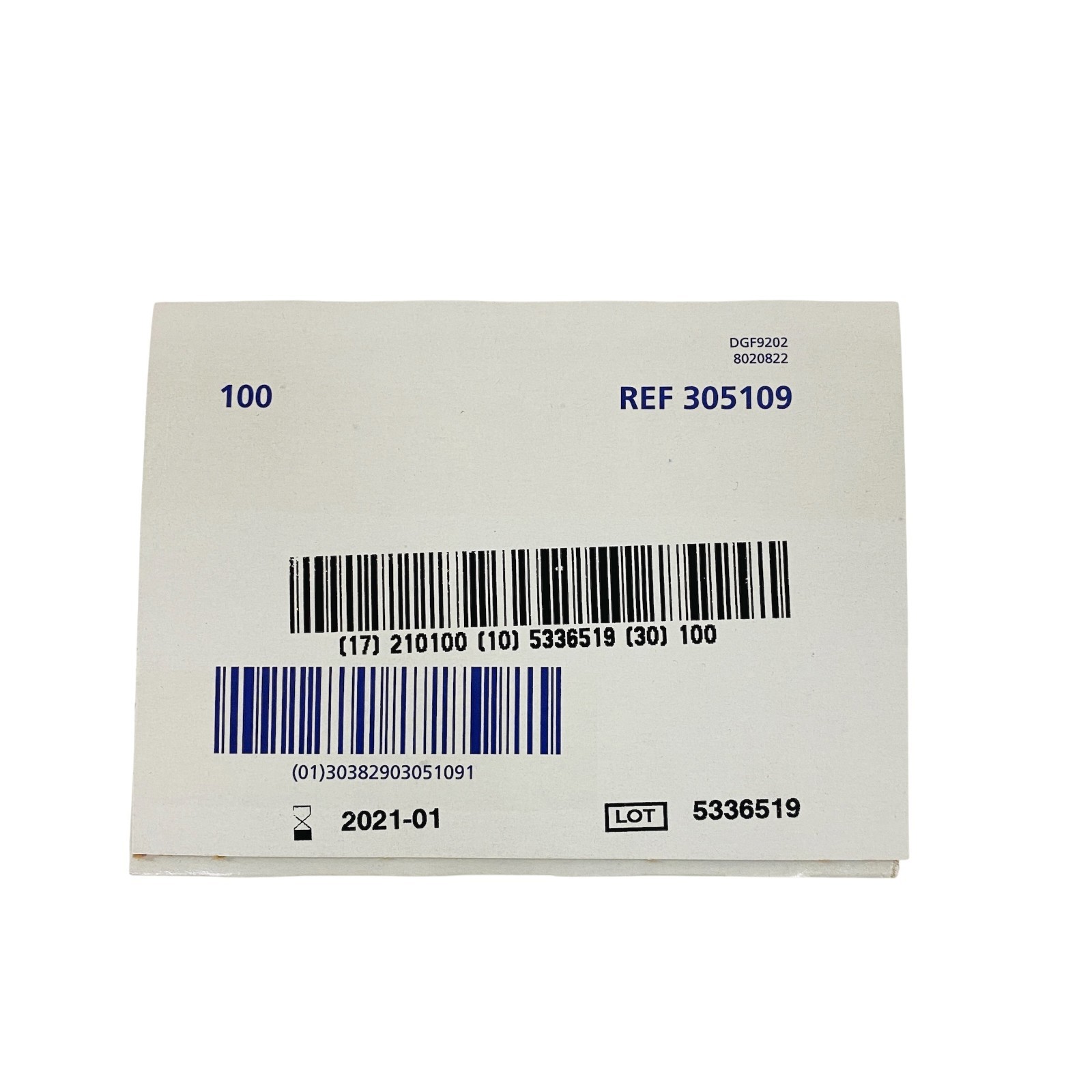 BD 27G x 1/2 REF 305109, Box of 100