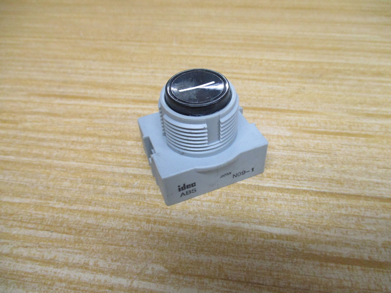 IDEC ABS Black Push Button W/ Dash “-“