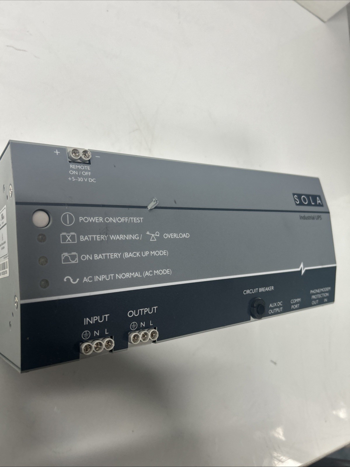 SOLA SDU 500 INDUSTRIAL POWER SUPPLY X-056