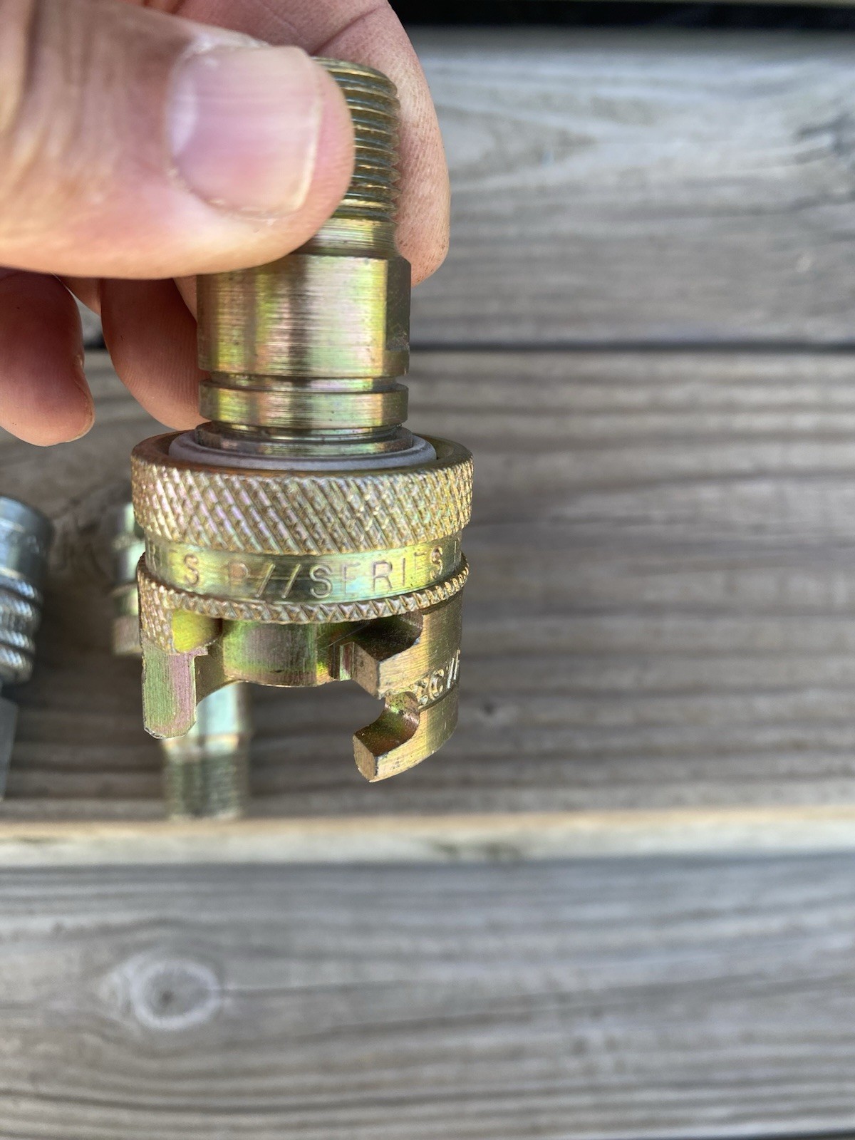 Lot 7 P SERIES PCC Dual Lock QUICK DISCONNECT PNEUMATIC COUPLER 1/2” & 3/4” NPT