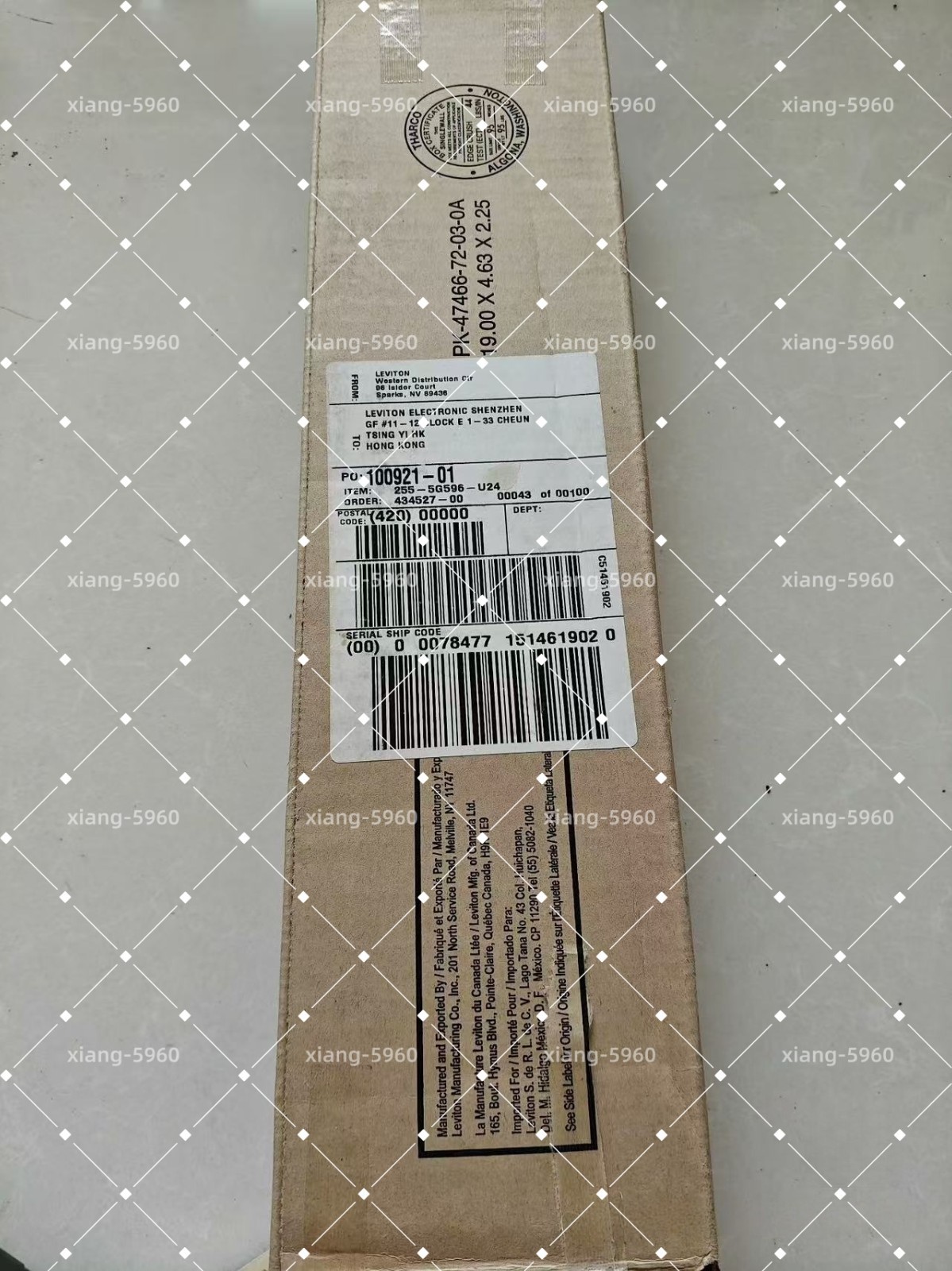 Leviton,255-5G596-U24,Universal CAT5E Patch Panel Free shipping