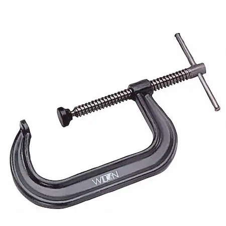 Wilton 410 C-Clamp, 10-1/8″, Steel, Reg. Duty, 8000 Lb., Body Color: Gray