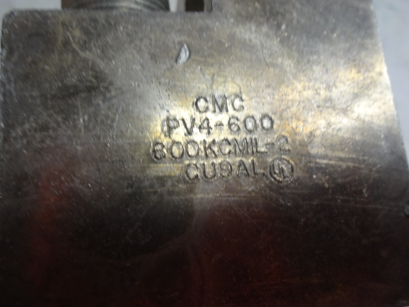 CMC PV4-600 / 600KCMIL-2 / CU9AL / Mechanical Lug