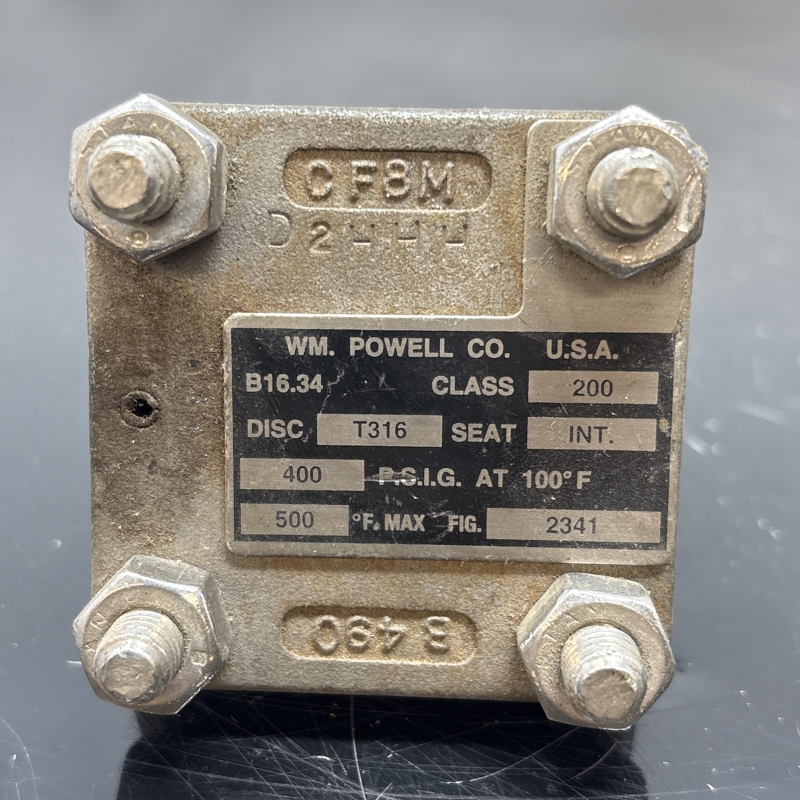WM POWELL B16.34 T316 200 1/2”