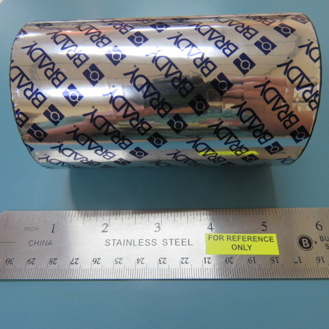 BRADY R4307 Qty of 1 per Lot R4300 PRINTER RIBBON 1″ CORE BK -Wax/Resin Ribbon,