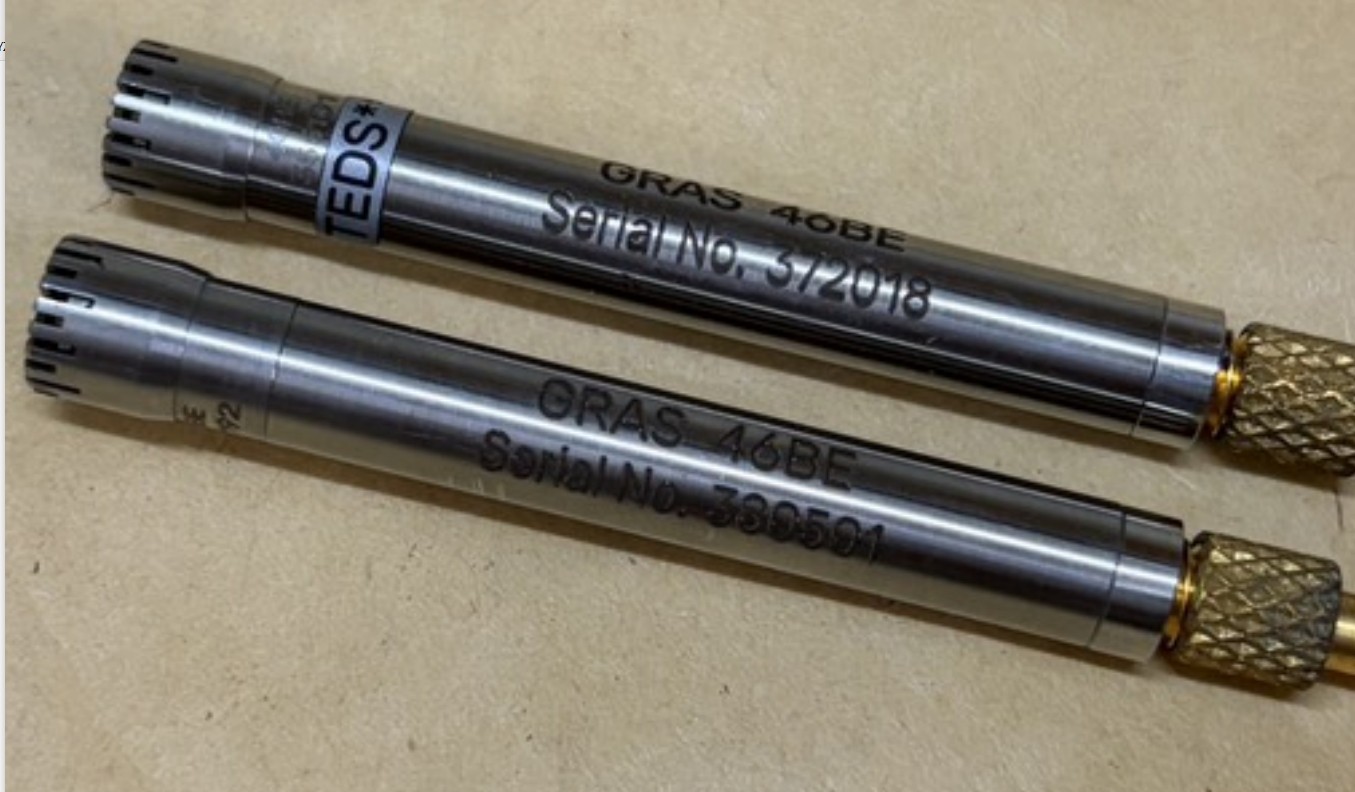 GRAS 46BE Microphone Missing Cable&Plug as shown in photos, sn:Random, Sale.