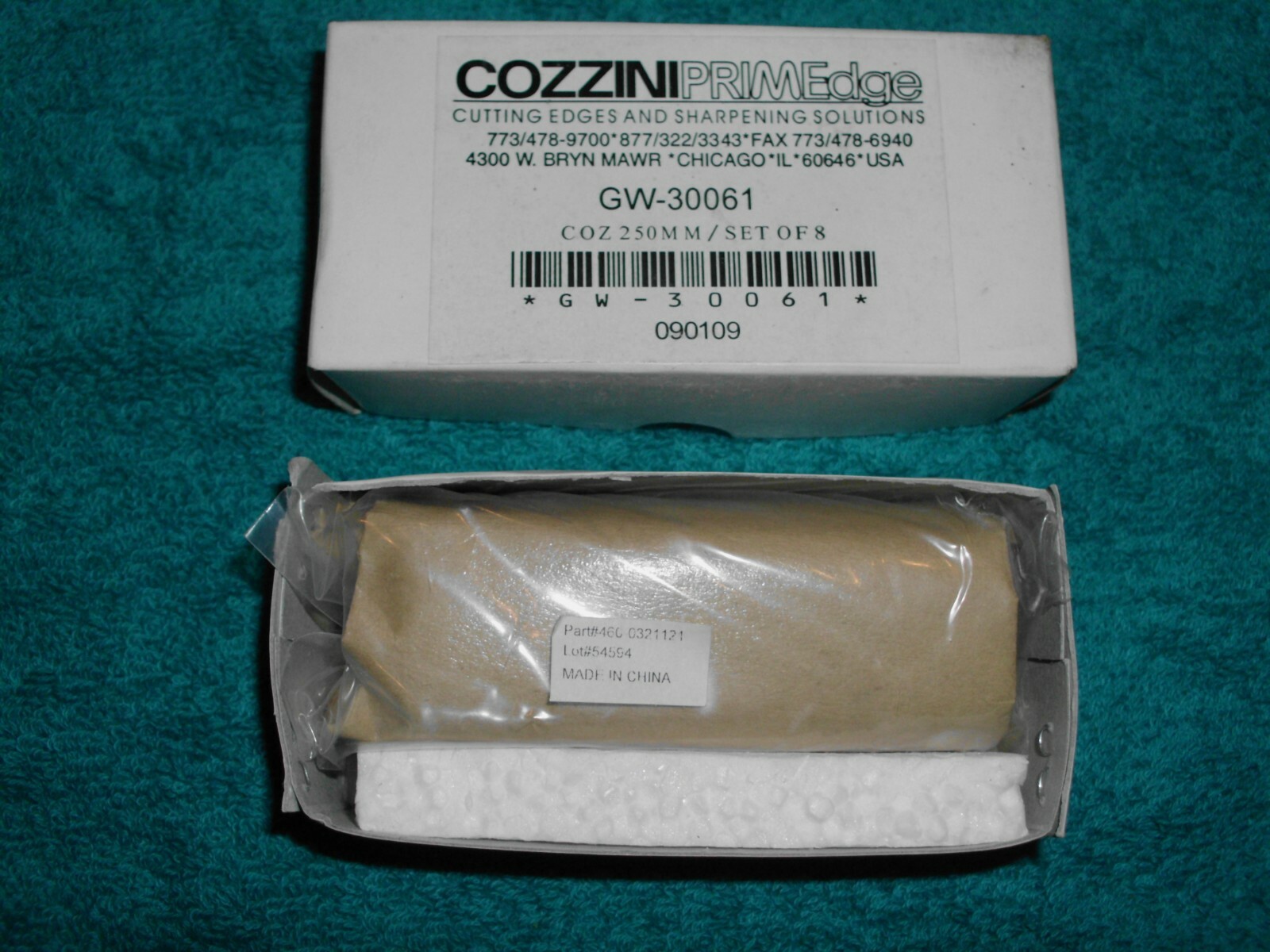 COZZINI WOLFKING MEAT GRINDER BLADE KNIVES GW-30061 250MM NPK 460-0321121 (8PK)