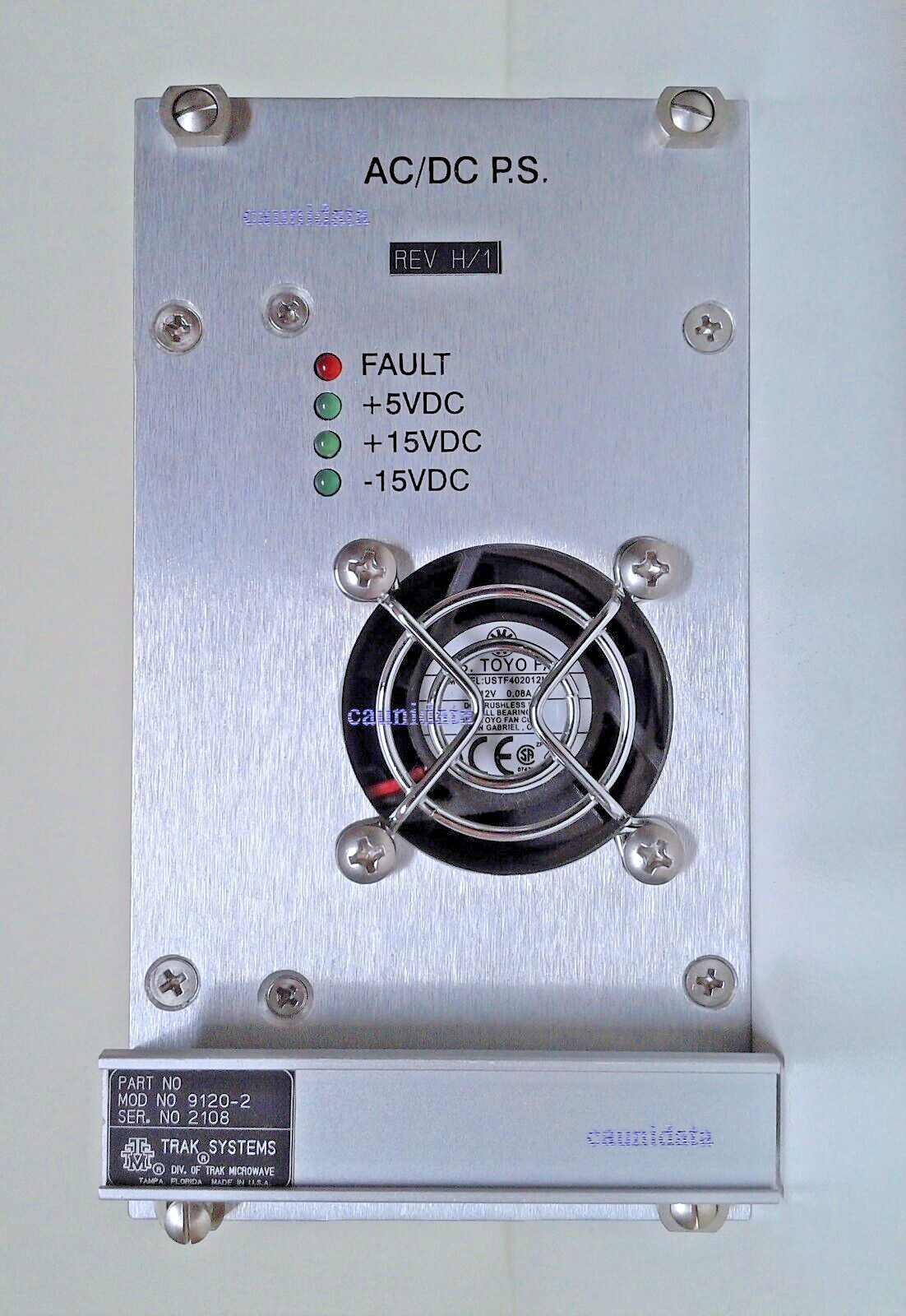 GENUINE TRAK SYSTEMS MODEL 9120-2 AC-DC POWER SUPPLY 1-YEAR WARRANTY