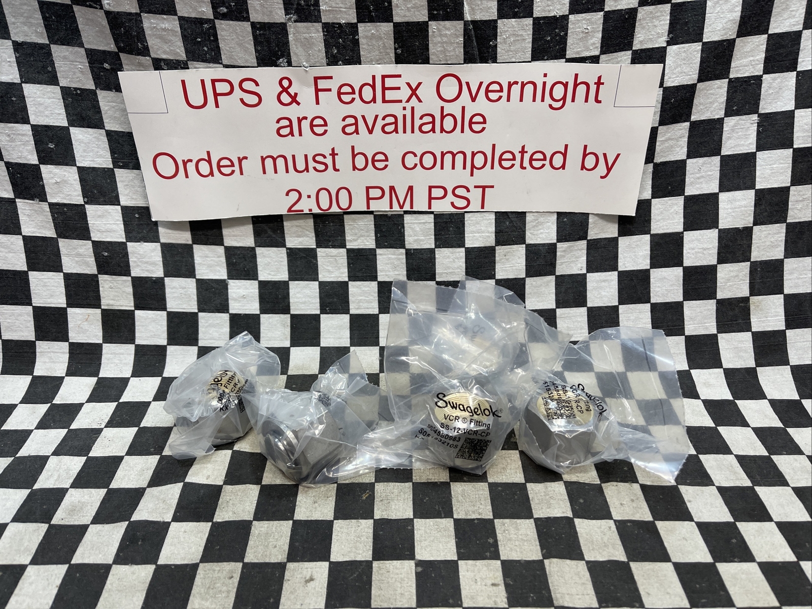 SWAGELOK SS-12-VCR-CP, SS12VCRCP, NUT 3/4″ VCR, LOT OF 5, SHIPSAMEDAY#1325V10
