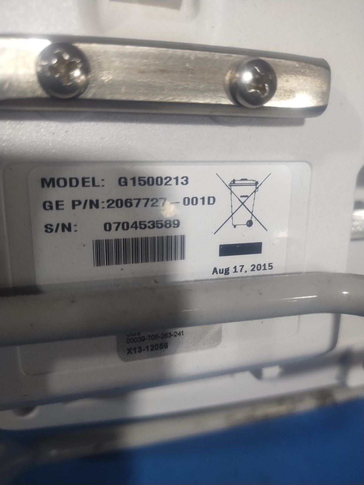 GE G1500213 Display System Parts Unit.