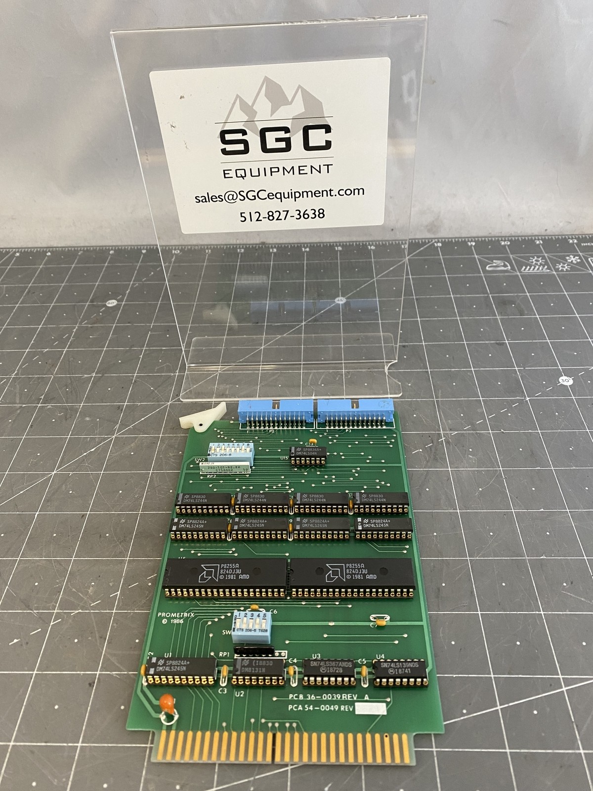 Prometrix PCB Parallel I/O Card PN: 36-0039 REV: A
