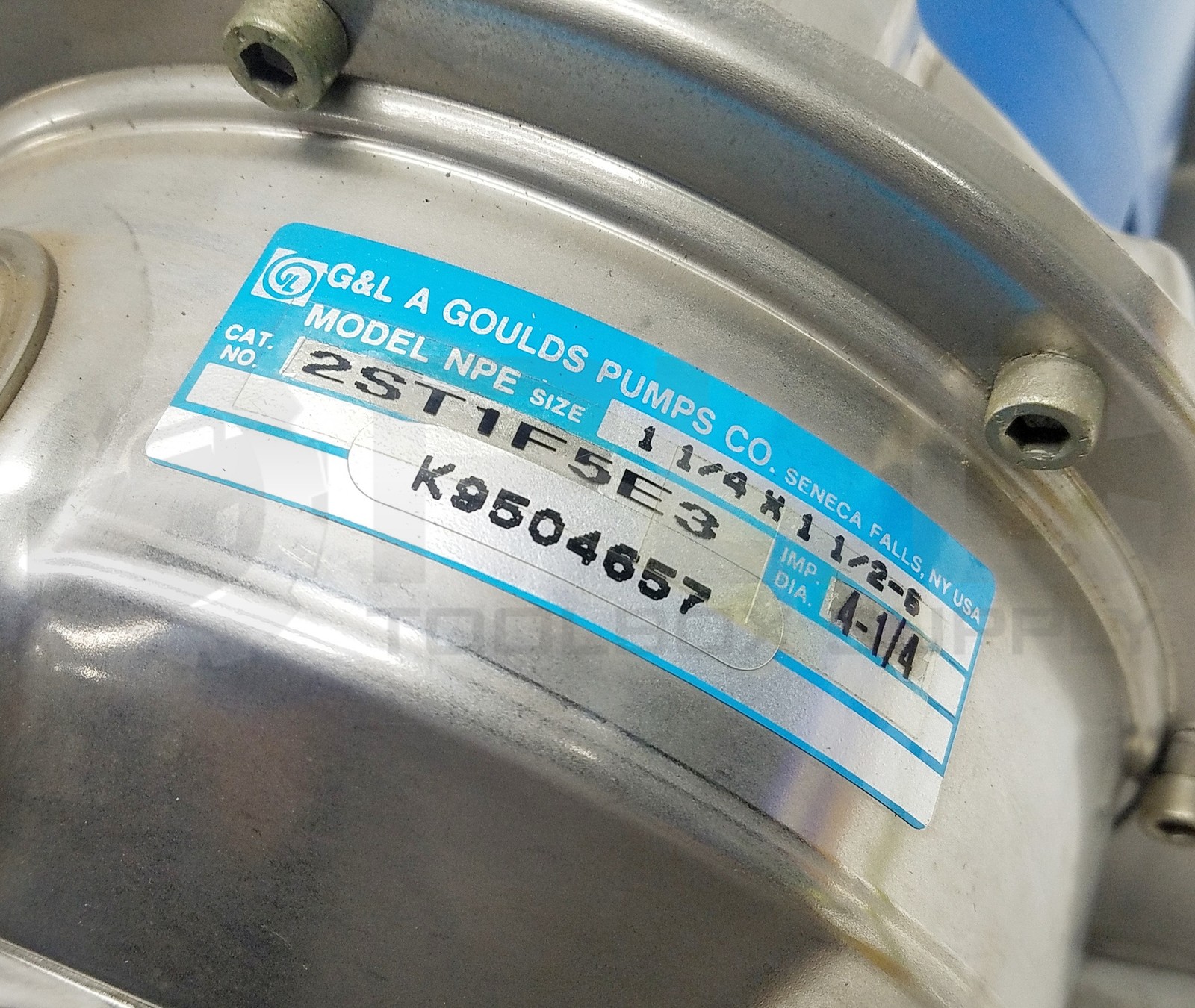 NEW GOULDS 2ST1F5E2 CENTRIFUGAL PUMP 1.25 x 1.5-6, 1.5HP 3450RPM